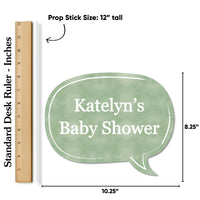 Personalized Woodland Animals Photo Props - 20 Ct