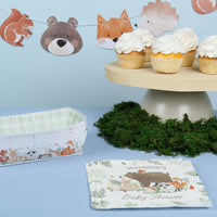 Custom Text Napkins - Woodland Animals