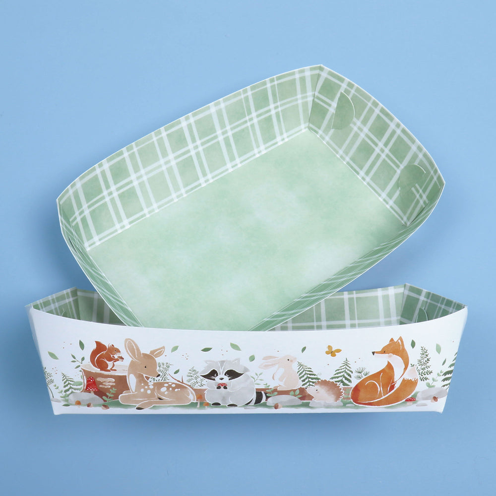 Woodland Animals Party Paper Food Trays