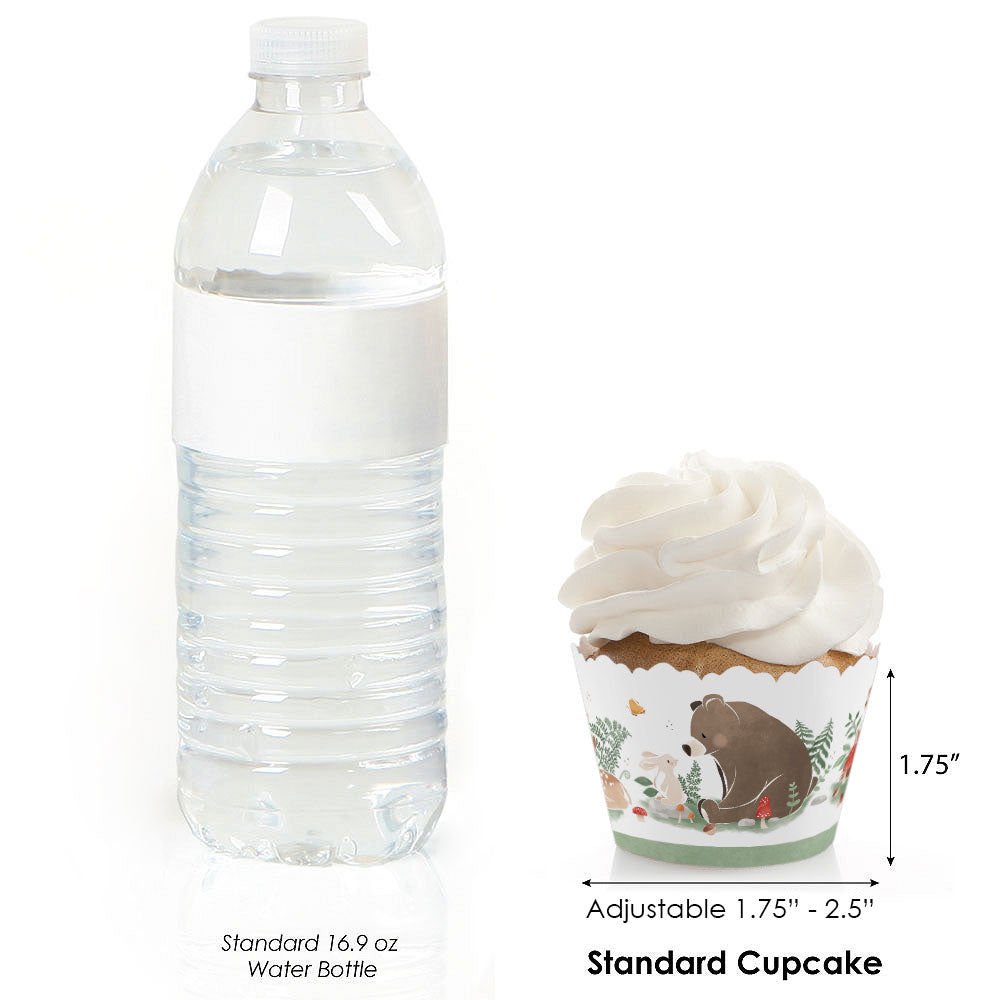 Woodland Animals Cupcake Wrappers - 12 Ct