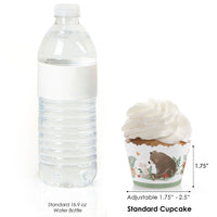 Woodland Animals Cupcake Wrappers - 12 Ct