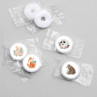 Woodland Animals Candy Stickers - 1 Sheet of 108