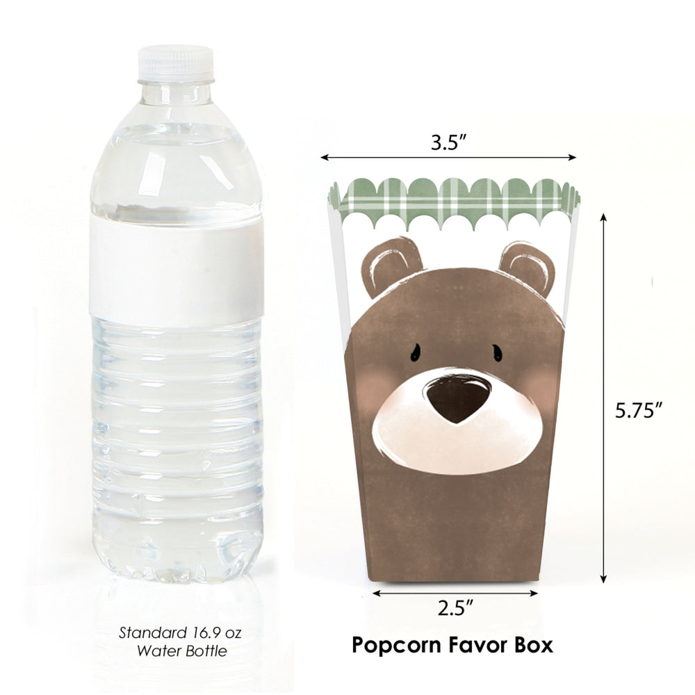 Woodland Animals Popcorn Boxes - 12 Ct