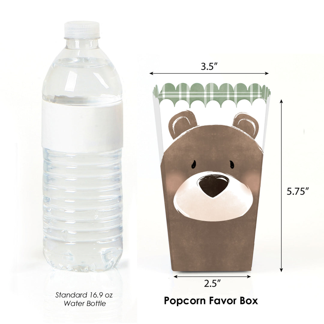 Woodland Animals Popcorn Boxes - 12 Ct