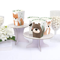 Woodland Animals Popcorn Boxes - 12 Ct