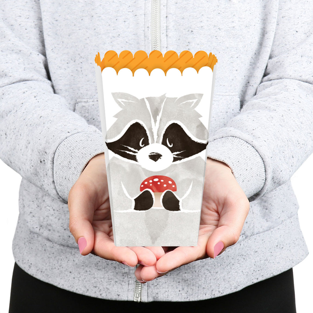Woodland Animals Popcorn Boxes - 12 Ct