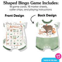 Woodland Animals Bingo Game - 18 Ct