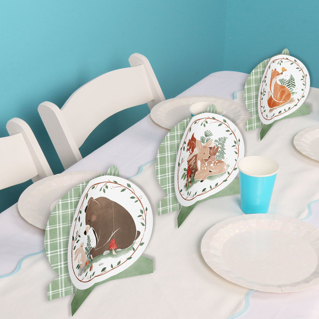 Woodland Animals 3D Centerpieces - 8 Ct