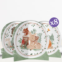 Woodland Animals 3D Centerpieces - 8 Ct