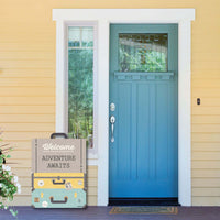 World Awaits Welcome Yard Sign - 1 Pc