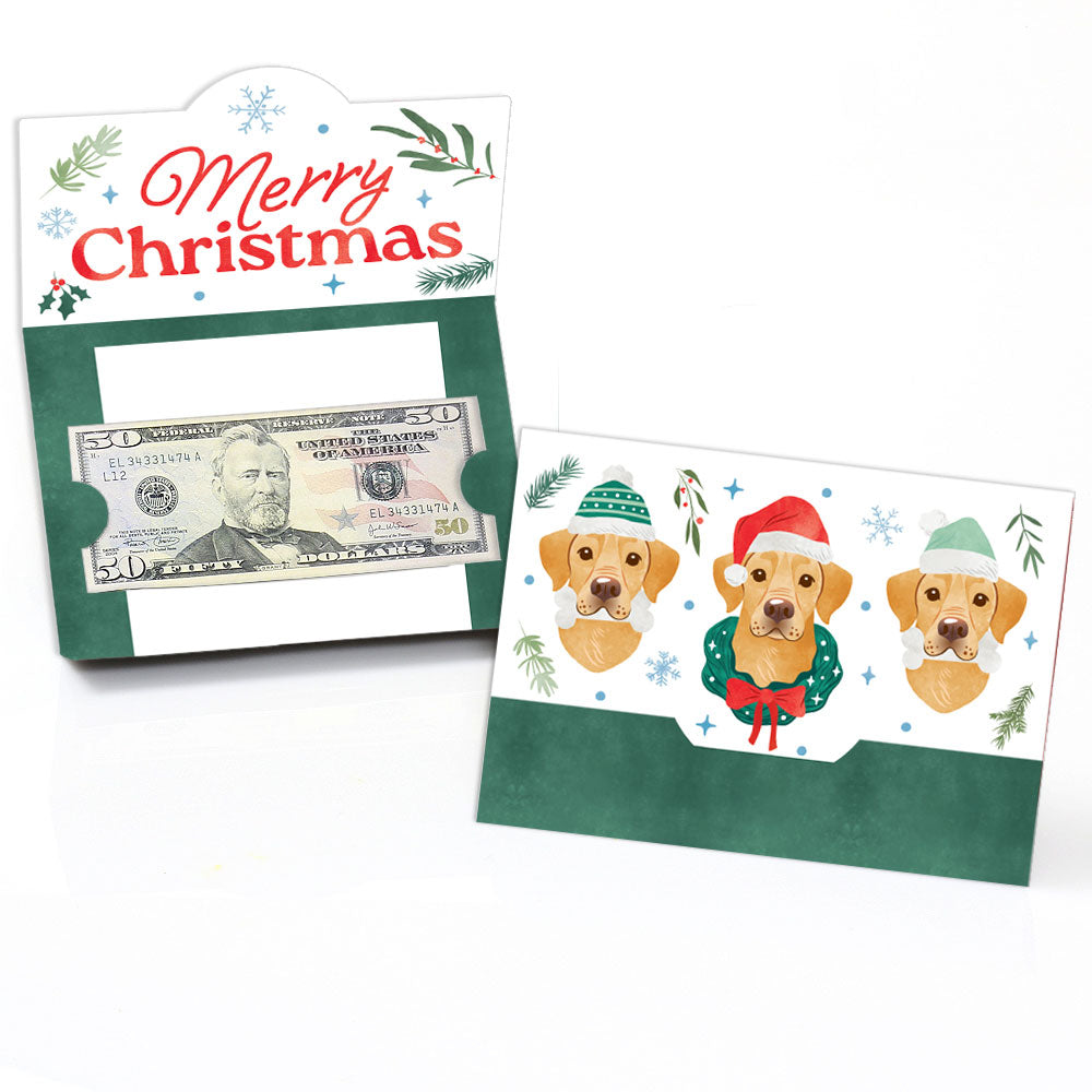 Christmas Dogs Money And Gift Card Holders - 8 Ct