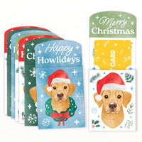 Christmas Dogs Nifty Gifty Card Holders - 8 Ct