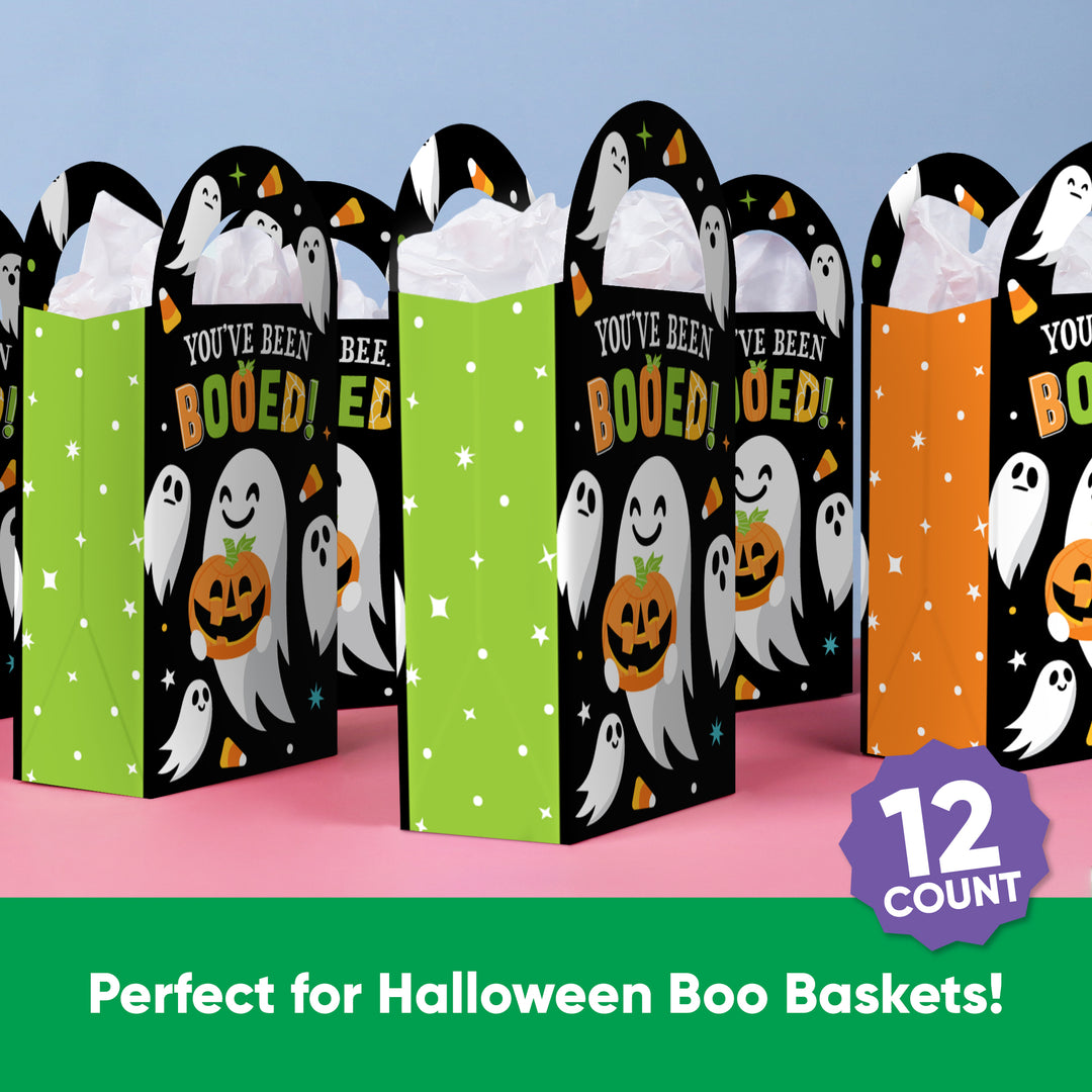 You've Been Booed Paper Favor Bags - 12 Ct