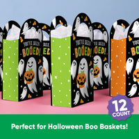 You've Been Booed Paper Favor Bags - 12 Ct