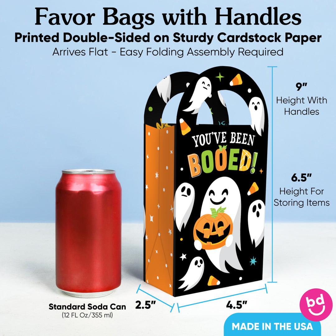 You've Been Booed Paper Favor Bags - 12 Ct