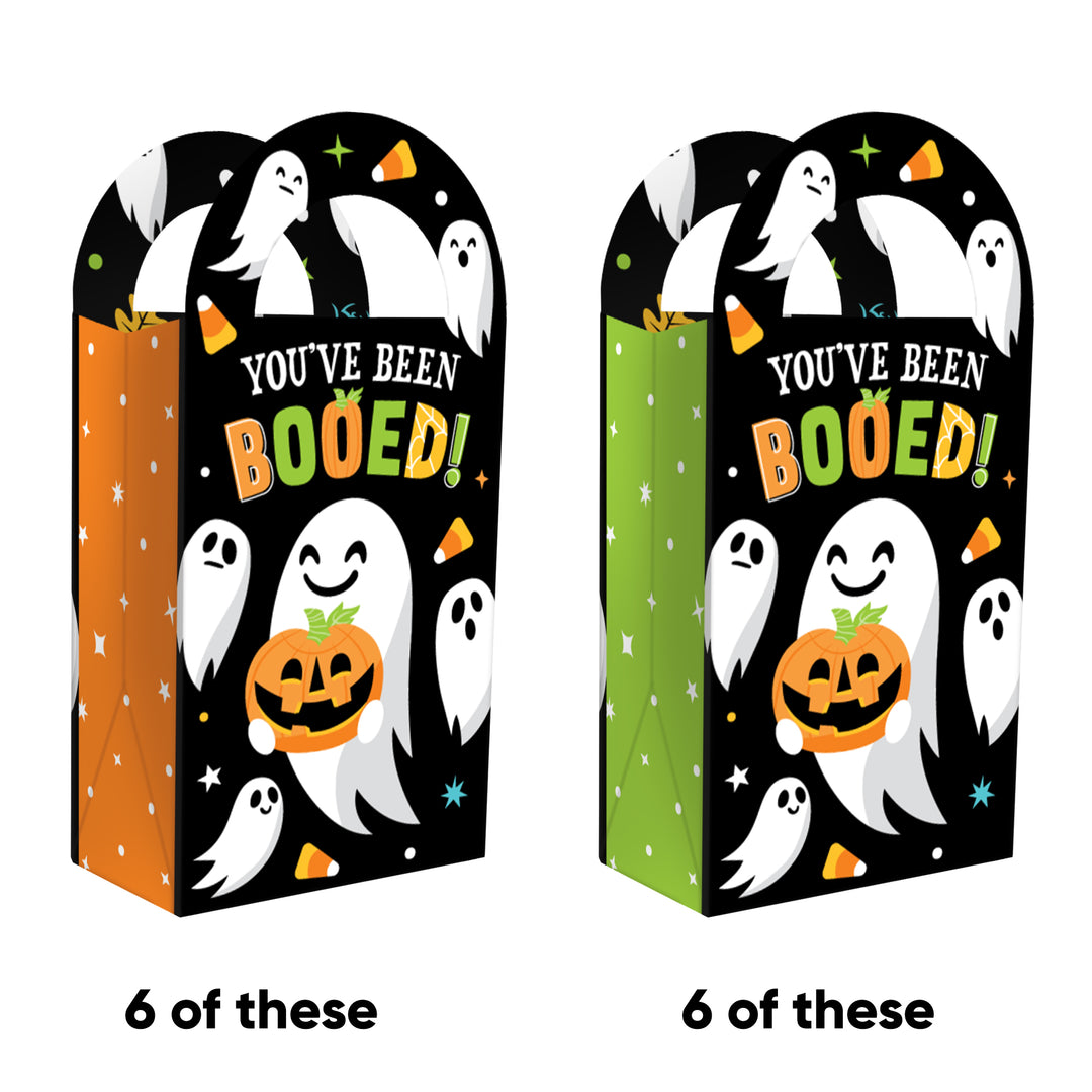You've Been Booed Paper Favor Bags - 12 Ct