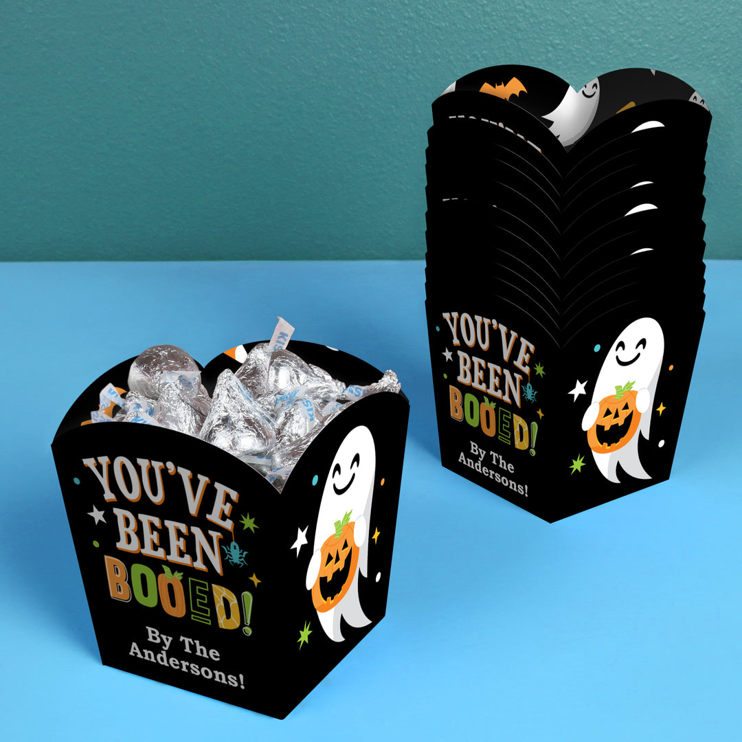 Custom Text You've Been Booed Treat Boxes - 12 Ct