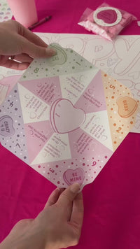 How to fold a paper fortune teller