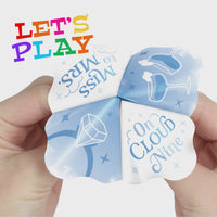 On cloud 9 Bachelorette party fortune teller game