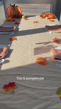 Thanksgiving coloring table runner for kids