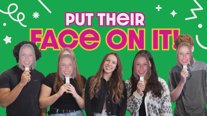 Fun Face Cutout Paddle - Custom Photo Head Cut Out Photo Booth and Fan Prop - Upload 1 Photo - 1 Piece