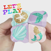 Let's be mermaids party fortune teller game