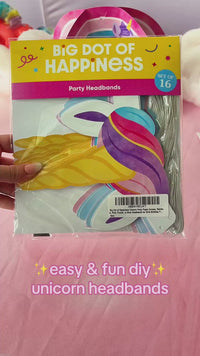 Unicorn Headband wearables for kids Birthday Party