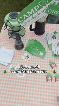 Camp Bachelorette Decorations 
