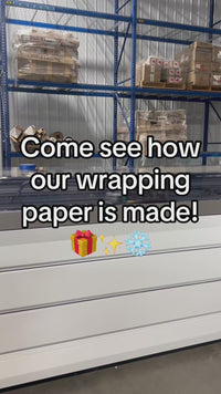 How we make our Christmas Wrapping paper in the US