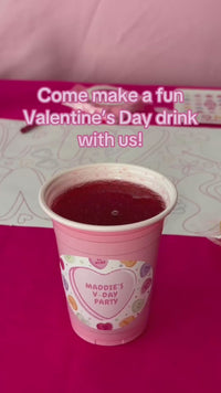 DIY fun valentines day drink recipe 