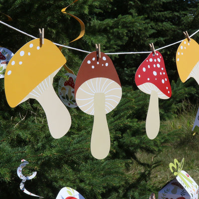 Wild Mushrooms - Mushroom Decorations DIY Red Toadstool Party Essentials - Set of 20