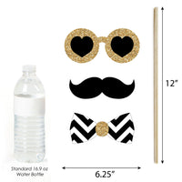 We Still Do - 50th Wedding Anniversary - Anniversary Party Photo Booth Props Kit - 20 Count