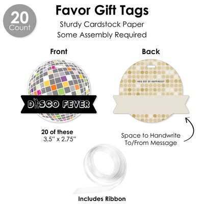 70's Disco - 1970s Disco Fever Party Favors and Cupcake Kit - Fabulous Favor Party Pack - 100 Pieces