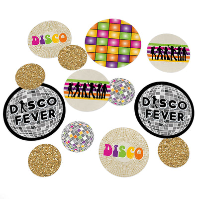 70's Disco - 1970s Giant Circle Confetti - Seventies Party Decorations - Large Confetti 27 Count