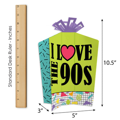 90's Throwback - 1990s Party Decor and Confetti - Terrific Table Centerpiece Kit - Set of 30