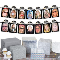 Adult 40th Birthday - Gold - DIY Birthday Party Decor - Picture Display - Photo Banner