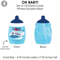 Taking Flight - Airplane - 4 Vintage Plane Baby Shower Games - 10 Cards Each - Gamerific Bundle