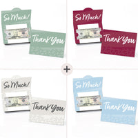 Assorted Elegantly Simple - Guest Party Favors Money And Gift Card Holders - Set of 8