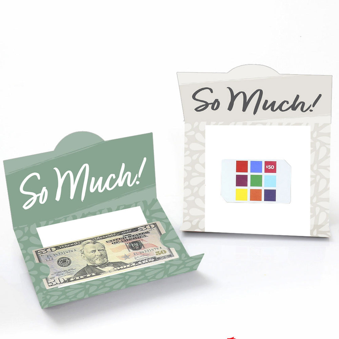 Assorted Elegantly Simple - Guest Party Favors Money And Gift Card Holders - Set of 8