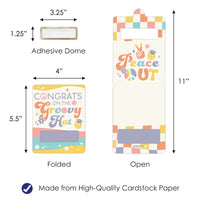 Assorted Graduation - DIY Graduation Party Cash Holder Gift - Funny Money Cards - Set of 6