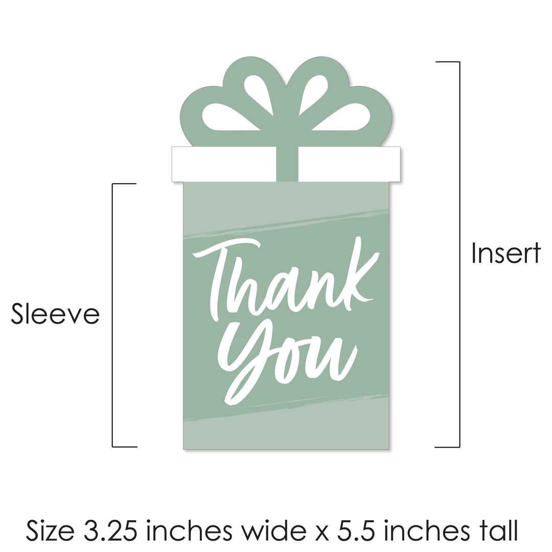 Assorted Elegantly Simple - Guest Party Favors Money and Gift Card Sleeves - Nifty Gifty Card Holders - Set of 8