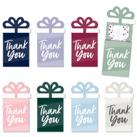 Assorted Elegantly Simple - Guest Party Favors Money and Gift Card Sleeves - Nifty Gifty Card Holders - Set of 8