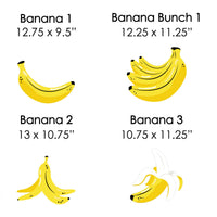 Let's Go Bananas - Lawn Decorations - Outdoor Tropical Party Yard Decorations - 10 Piece