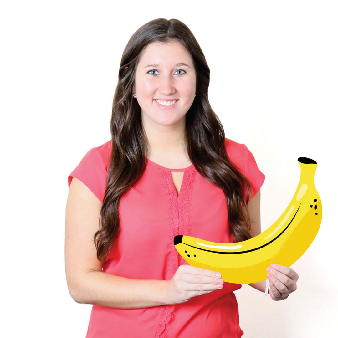 Let's Go Bananas - Lawn Decorations - Outdoor Tropical Party Yard Decorations - 10 Piece