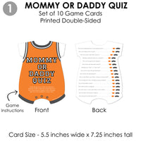 Nothin' But Net - Basketball - 4 Baby Shower Games - 10 Cards Each - Gamerific Bundle
