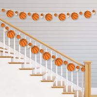 Nothin' But Net - Basketball - Baby Shower or Birthday Party DIY Decorations - Clothespin Garland Banner - 44 Pieces