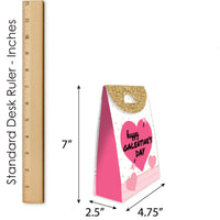 Be My Galentine - Galentine’s & Valentine’s Day Gift Favor Bags - Party Goodie Boxes - Set of 12