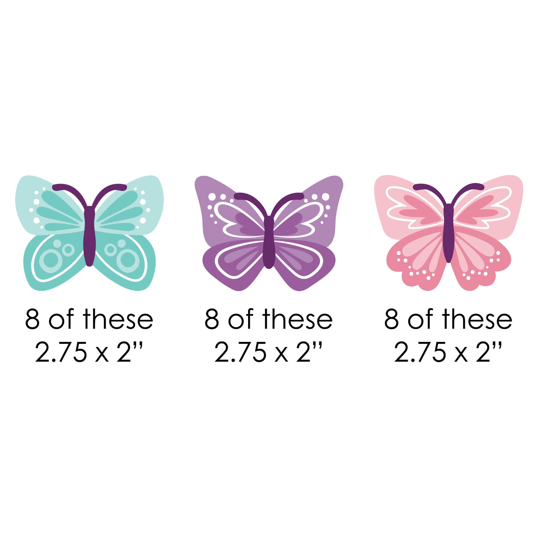 Gorgeous Butterfly Stickers – Ah! The Element of Surprise