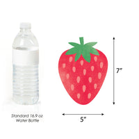 Berry Sweet Strawberry - Decorations DIY Fruit Themed Birthday Party or Baby Shower Essentials - Set of 20