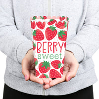 Berry Sweet Strawberry - Fruit Themed Birthday Party or Baby Shower Favor Popcorn Treat Boxes - Set of 12